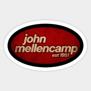 John Mellencamp - Vintage Sticker